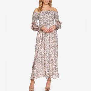 🛍️ CeCe Off the Shoulder Floral Maxi Dress